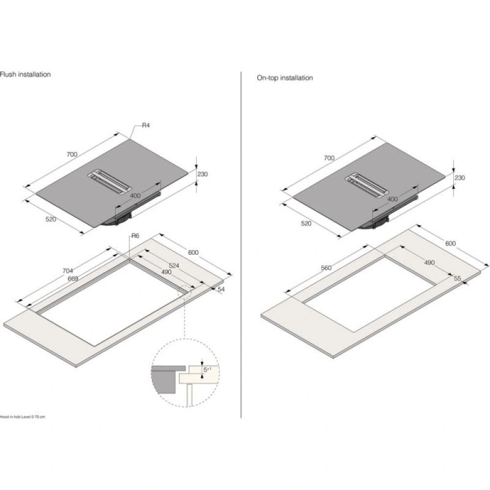 Варильна поверхня з витяжкою ASKO HIH3743FB1