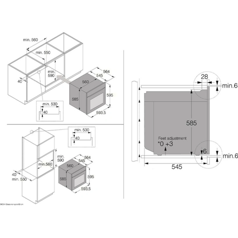 Духовой шкаф ASKO  OCS56BGH