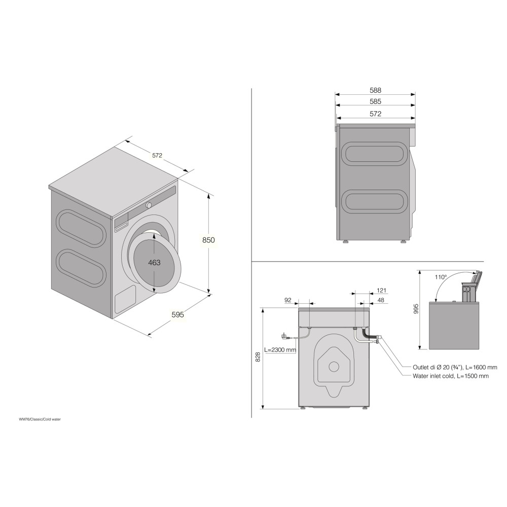 Пральна машина ASKO W3096CW