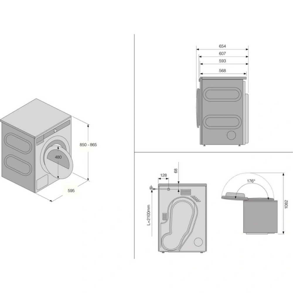Сушильная машина ASKO T208H.W