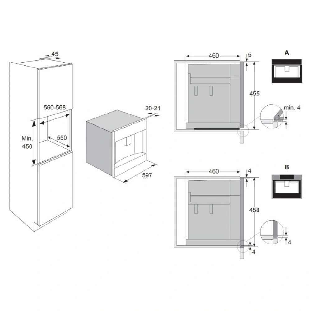 Built-in coffee machine ASKO CM8478G