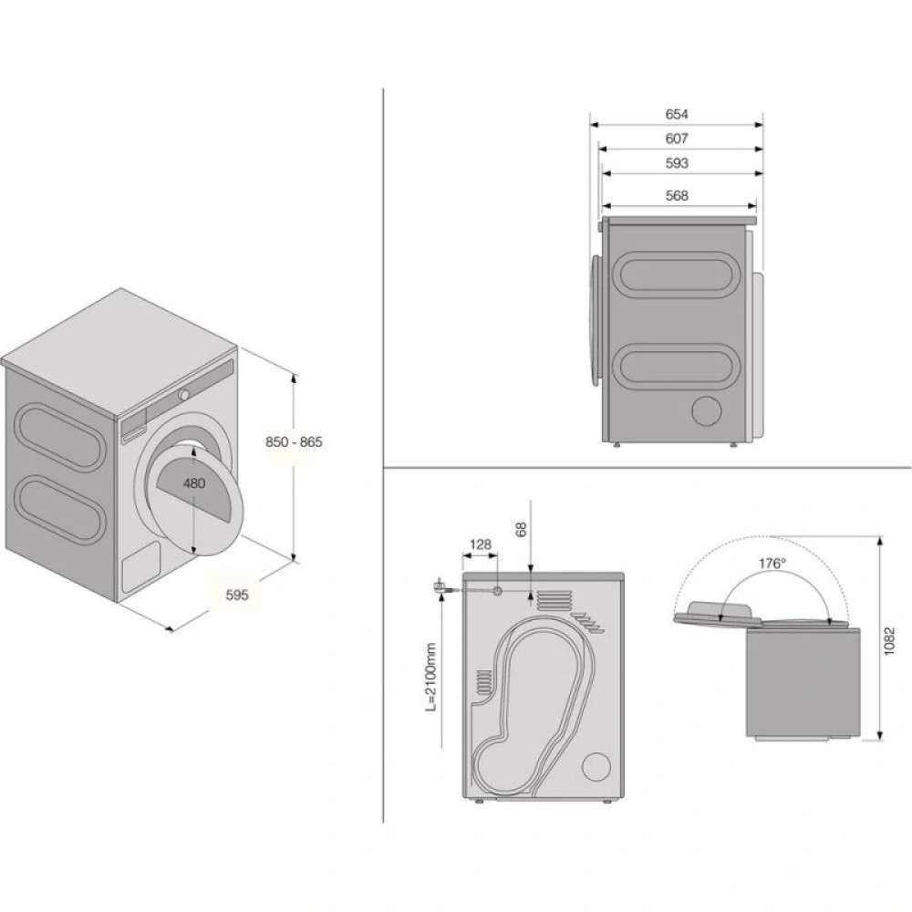 Drying machine ASKO T209H.W