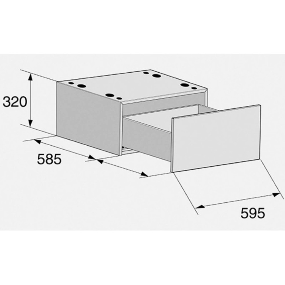 Выдвижная полка для белья ASKO HPS5323W