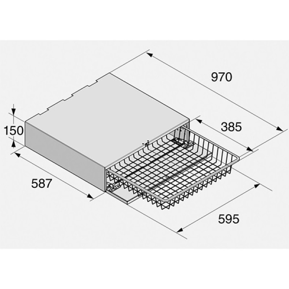 Выдвижная полка для белья ASKO HB1153W