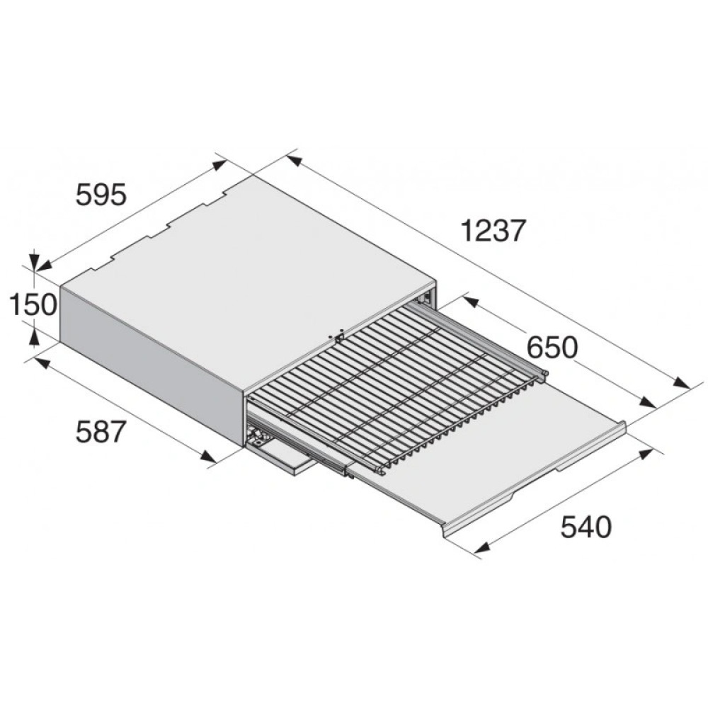 Висувна полиця для білизни ASKO HDB1153S (виставковий зразок)