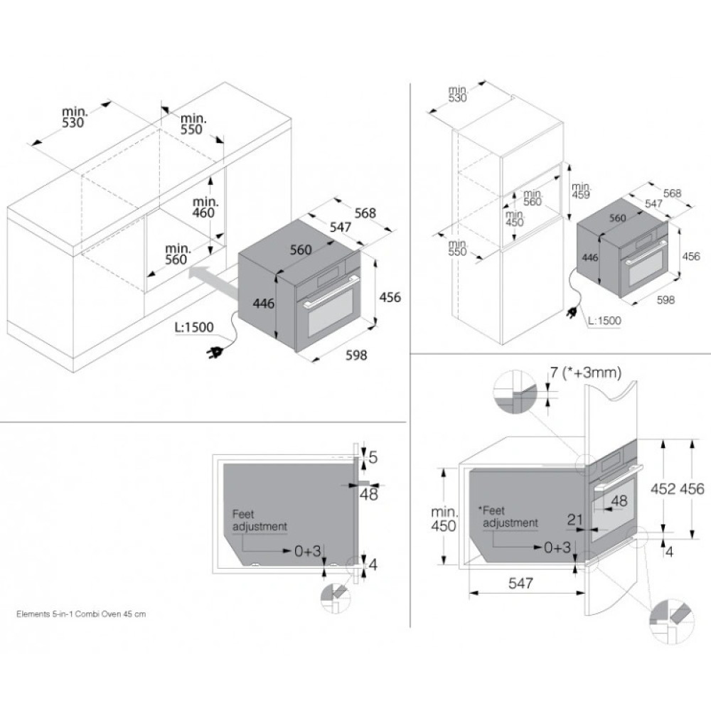 Combined oven with steam and microwave ASKO OCSM8478G